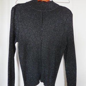 Escada wool sparkly mock turtleneck sweater.  EUC, size Euro 44 - L/XL